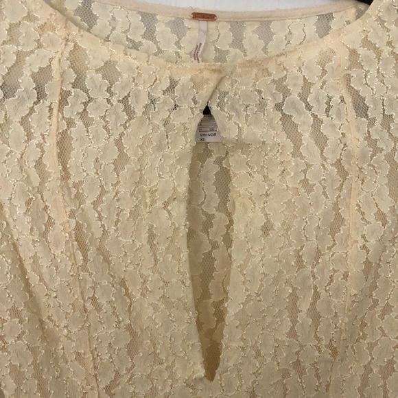 Free People Cream Lace Dress - Picture 5 of 5